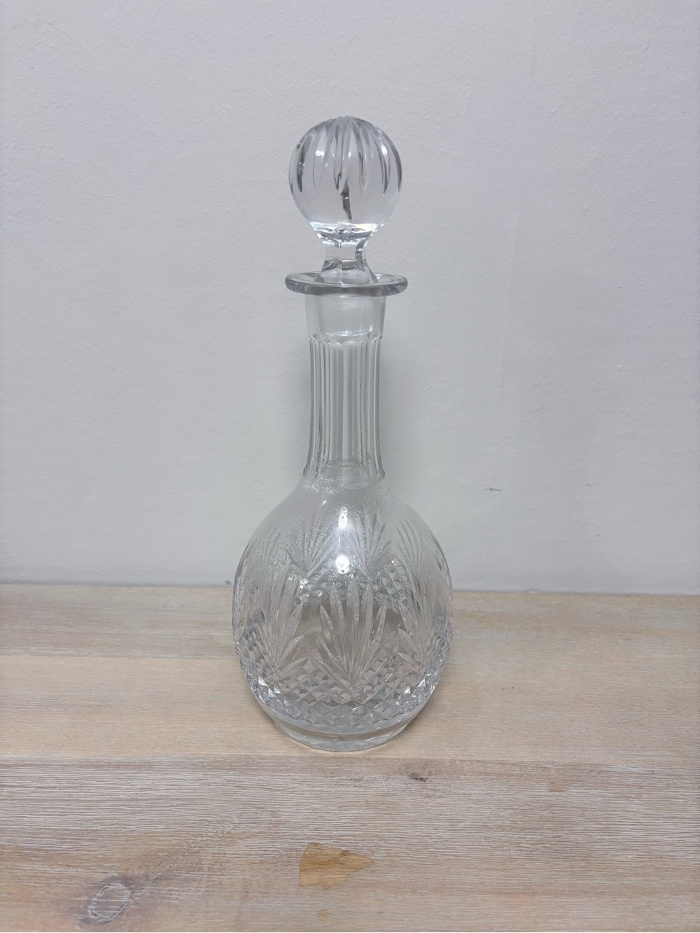 Majesty by Wedgwood Clear Cut-Glass Decanter with Stopper